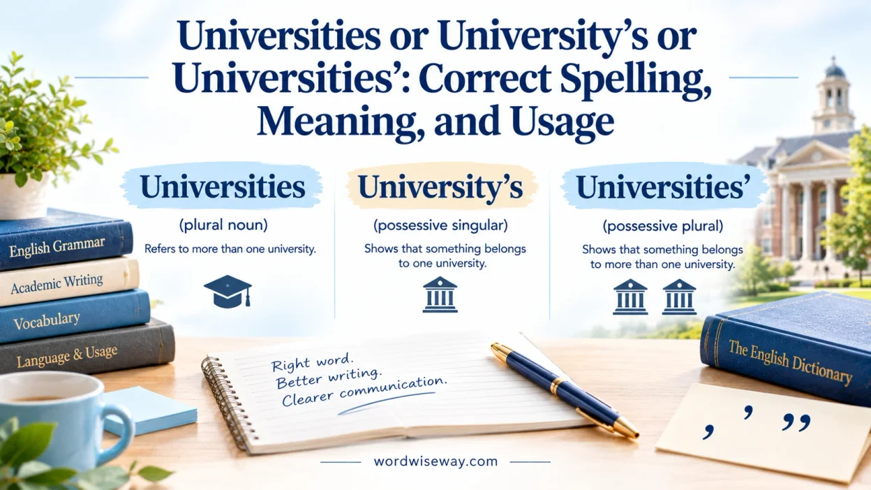 Universities University’s Universities’