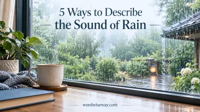 Ways to Describe the Sound of Rain