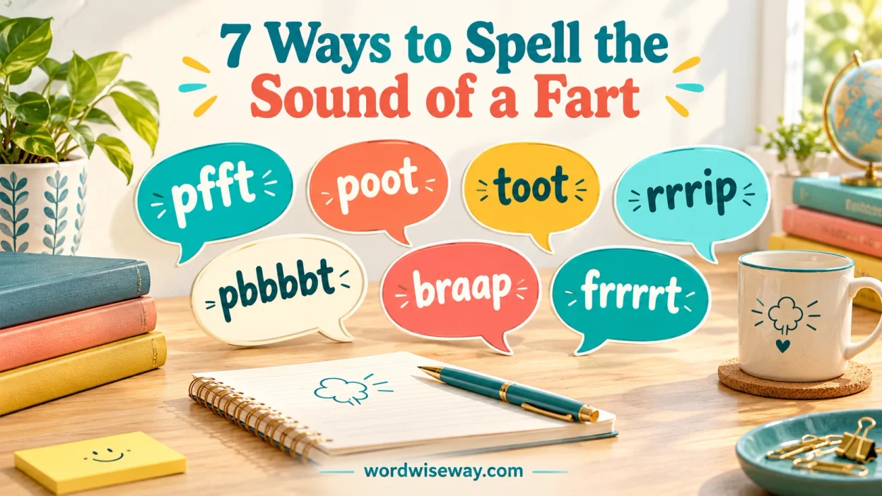 Ways to Spell the Sound of a Fart
