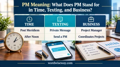 What Does PM Stand for