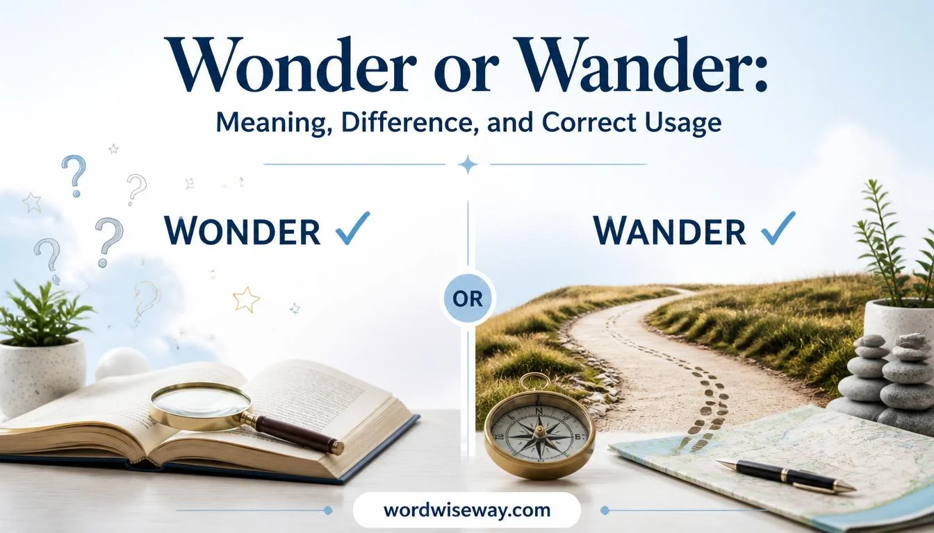 Wonder or Wander