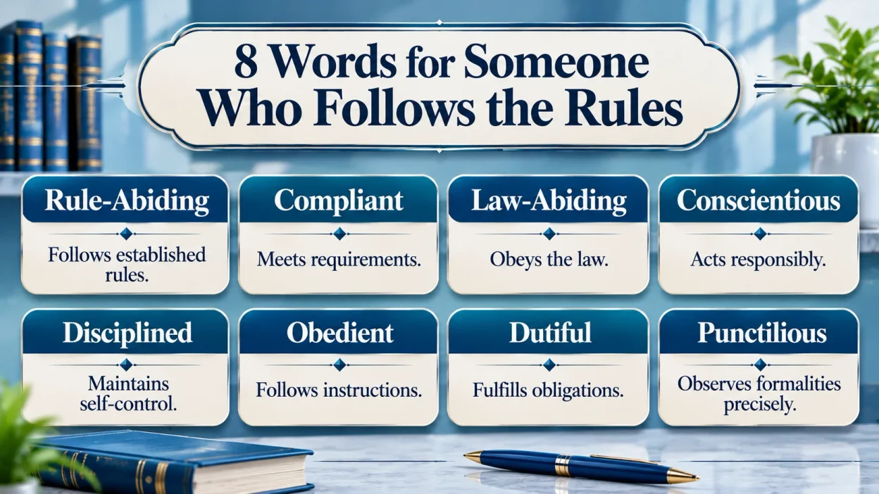 Words for Someone Who Follows the Rules