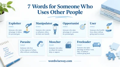 Words for Someone Who Uses Other People