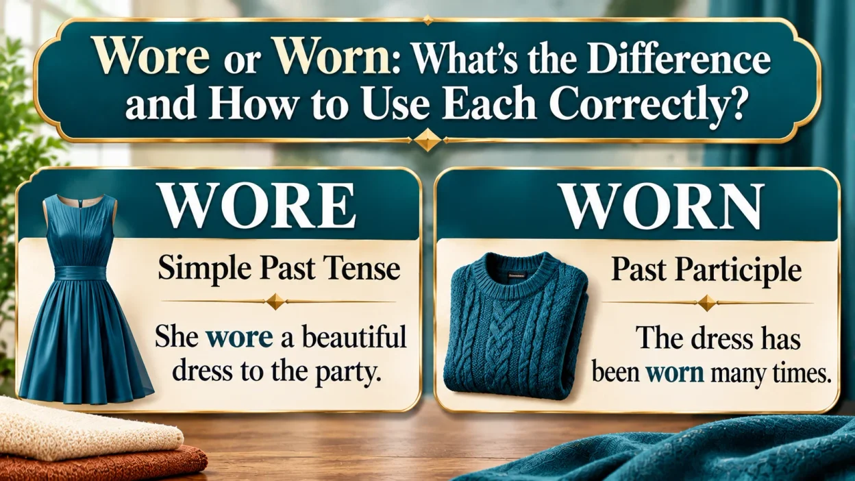 Wore or Worn