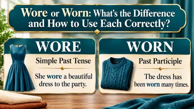 Wore or Worn