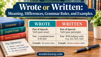 Wrote or Written